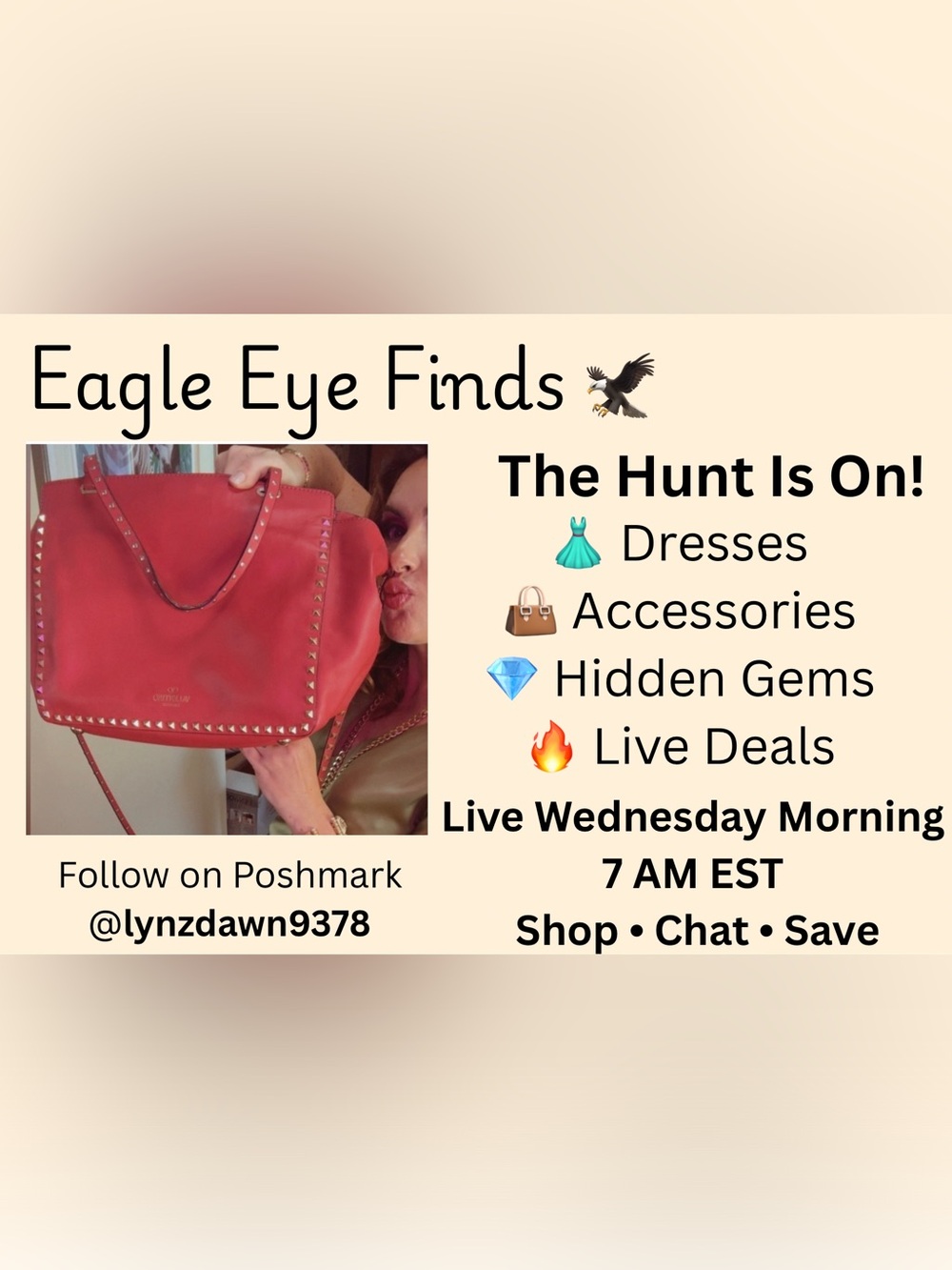 Live show flyer like to be notified when going LIVE SHARE SHOW